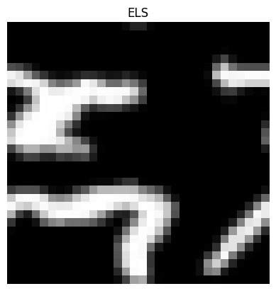 ELS sample: disconnected stroke fragments