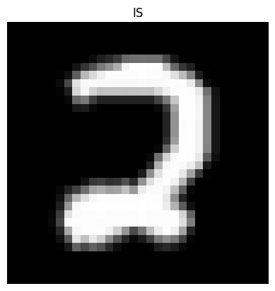 IS sample: a clean 2